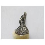 Group of Old Vintage Nepalese Ornately Decorated Conch Shell Pendants