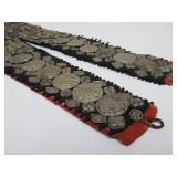 Exceptional LARGE Antique Turkoman Silver Chest Adornment w/HUGE Heart Pendant