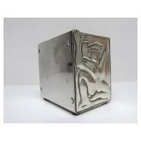 Designer Modernist Sculptural Chrome Desk Pen Holder by Carrol Boyes