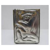 Designer Modernist Sculptural Chrome Desk Pen Holder by Carrol Boyes