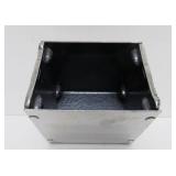 Designer Modernist Sculptural Chrome Desk Pen Holder by Carrol Boyes