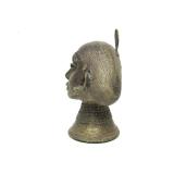 Lovely Antique India Brass/Bronze Gauri Head Bust Sculpture