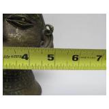 Lovely Antique India Brass/Bronze Gauri Head Bust Sculpture