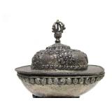 Antique Tibetan Kapala Skull Ritual Bowl