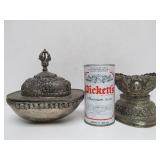 Antique Tibetan Kapala Skull Ritual Bowl