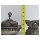 Antique Tibetan Kapala Skull Ritual Bowl