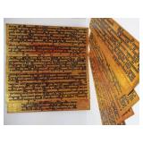 Antique 19th Century Gilt Burmese Manuscript #2