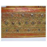 Antique 19th Century Gilt Burmese Manuscript #3