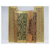 Antique 19th Century Gilt Burmese Manuscript #3