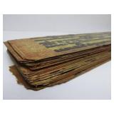 Antique 19th Century Gilt Burmese Manuscript #3