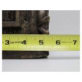 Old Relief Carved African Dogon Box w/Lid