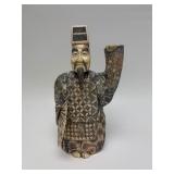 Carved Vintage Faux Ivory or Bone Oriental Figure #5