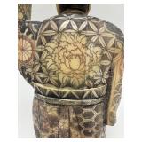 Carved Vintage Faux Ivory or Bone Oriental Figure #5