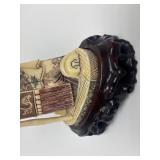 Carved Vintage Faux Ivory or Bone Oriental Figure #7