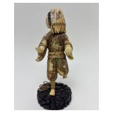 Carved Vintage Faux Ivory or Bone Oriental Figure #4