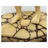 Carved Vintage Faux Ivory or Bone Oriental Figure #8