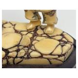 Carved Vintage Faux Ivory or Bone Oriental Figure #8