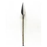Large Vintage African Spear w/ Snakeskin #2