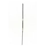 Old Vintage Wrought Iron & Wood Spear w/Long Blade  #4