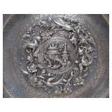 Spectacular Signed Antique Chinese Export Silver Platter