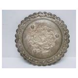 Spectacular Signed Antique Chinese Export Silver Platter