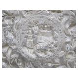 Spectacular Signed Antique Chinese Export Silver Platter