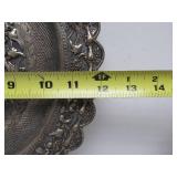 Spectacular Signed Antique Chinese Export Silver Platter