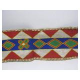 Excellent Old Large Yoruba Beaded Sash or Large Belt w/Cowries #1