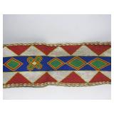 Excellent Old Large Yoruba Beaded Sash or Large Belt w/Cowries #1