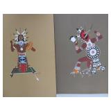 Mint Condition LARGE 1979 Hardcover KIOWA Indian Art Book by Bell Editions