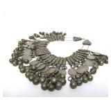 Antique Dowry Necklace Full of Antique Menelik II Ethiopian Silver Coins