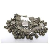 Antique Dowry Necklace Full of Antique Menelik II Ethiopian Silver Coins