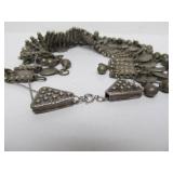 Antique Dowry Necklace Full of Antique Menelik II Ethiopian Silver Coins