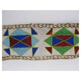 Excellent Old Large Yoruba Beaded Sash or Large Belt w/Cowries #2