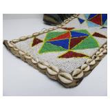 Excellent Old Large Yoruba Beaded Sash or Large Belt w/Cowries #2