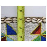 Excellent Old Large Yoruba Beaded Sash or Large Belt w/Cowries #2