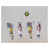 Mint Condition LARGE 1979 Hardcover PUEBLO Indian Paintings Art Book by Bell Editions