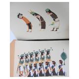 Mint Condition LARGE 1979 Hardcover PUEBLO Indian Paintings Art Book by Bell Editions