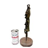 Excellent Antique Yoruba Ogboni Brass/Bronze Figure