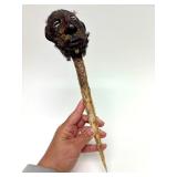 Genuine Papua New Guinea Sepik River Cassowary Bone Dagger w/Head