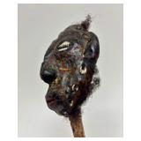 Genuine Papua New Guinea Sepik River Cassowary Bone Dagger w/Head