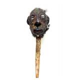 Genuine Papua New Guinea Sepik River Cassowary Bone Dagger w/Head