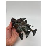 Antique African Bronze Conjoined Figural Sculpture