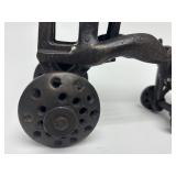 Antique India Bronze Elephant Chariot Sculpture