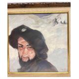 Original Framed Signed Painting by Jewish Artist Abel Pann