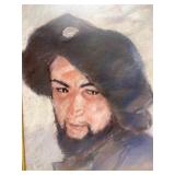 Original Framed Signed Painting by Jewish Artist Abel Pann