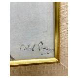 Original Framed Signed Painting by Jewish Artist Abel Pann