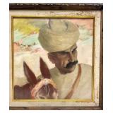 Original Framed Signed Painting by Jewish Artist Abel Pann