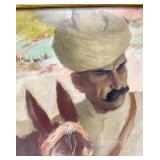 Original Framed Signed Painting by Jewish Artist Abel Pann