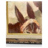 Original Framed Signed Painting by Jewish Artist Abel Pann